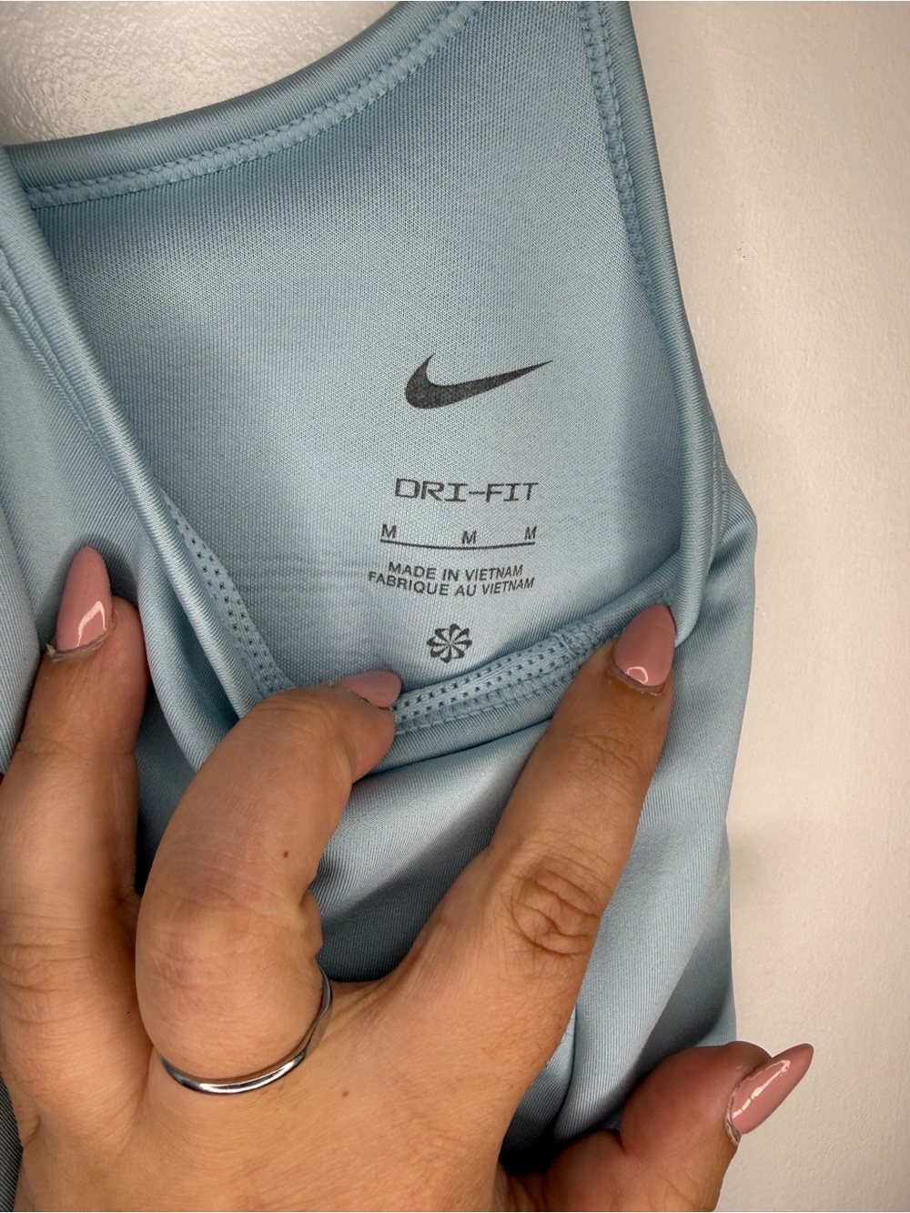 Nike Pale Blue Dri-Fit Racerback Tank - Picture 3 of 6